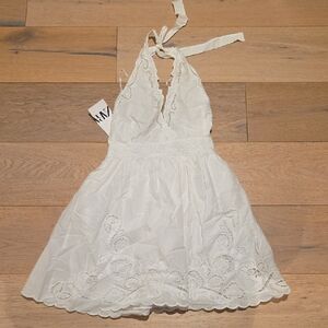 Zara Ivory Lace Dress Extra Small